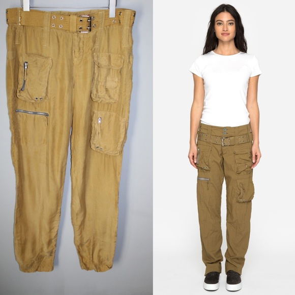 Johnny Was Pete & Greta Poplin Cargo Pants HW7227 - Picture 7 of 8